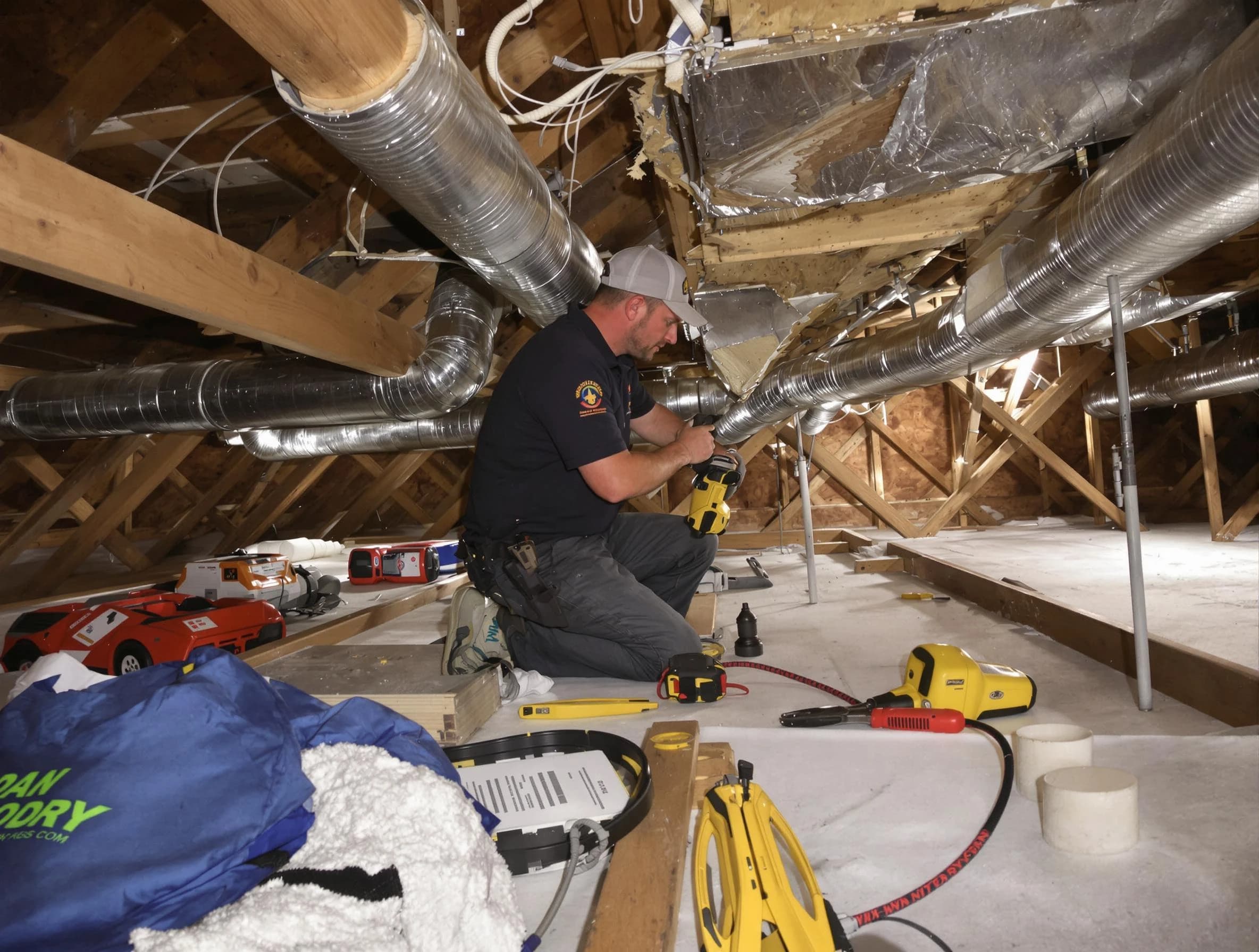 Professional air duct repair by Perry Air Duct Cleaning in Perry