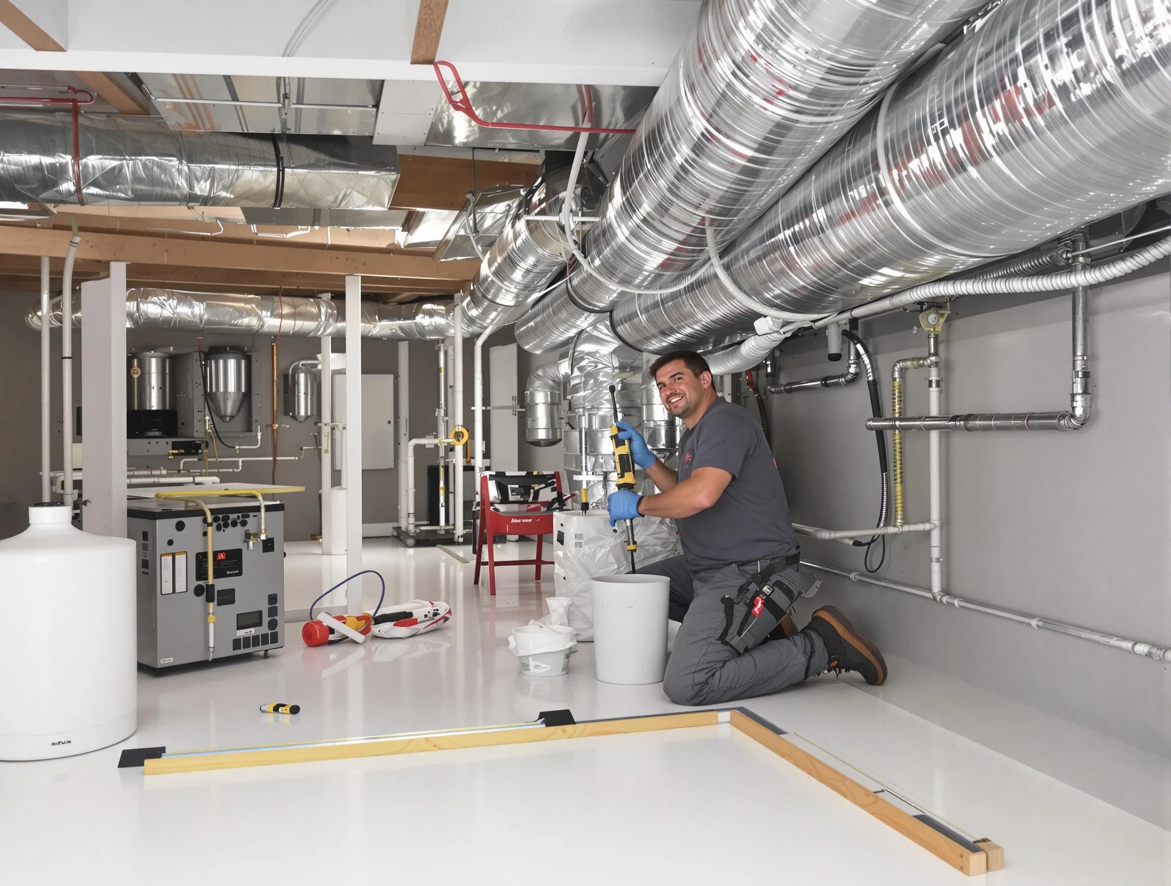 Professional duct sealing service by Perry Air Duct Cleaning in Perry