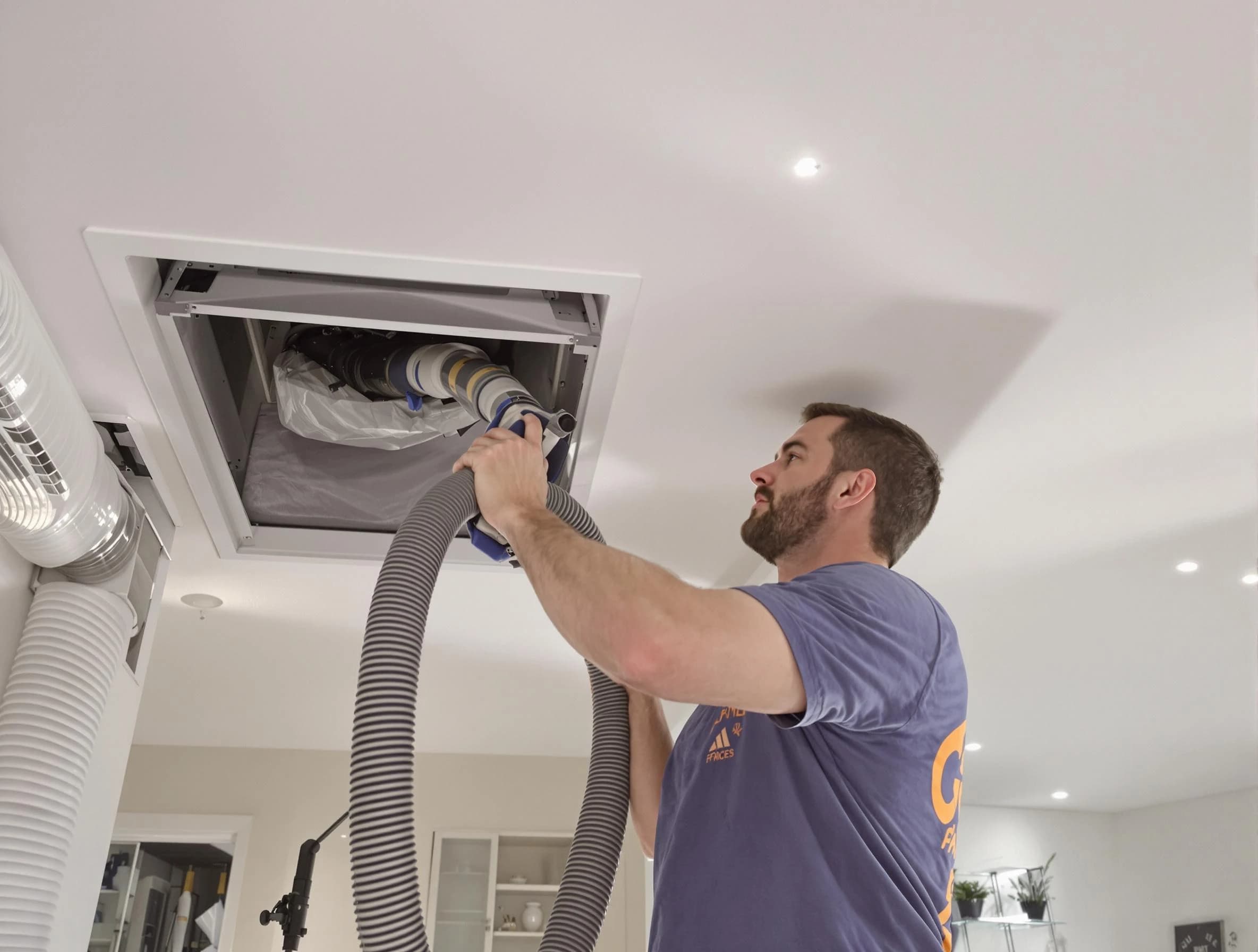Precision indoor duct cleaning by Perry Air Duct Cleaning in Perry